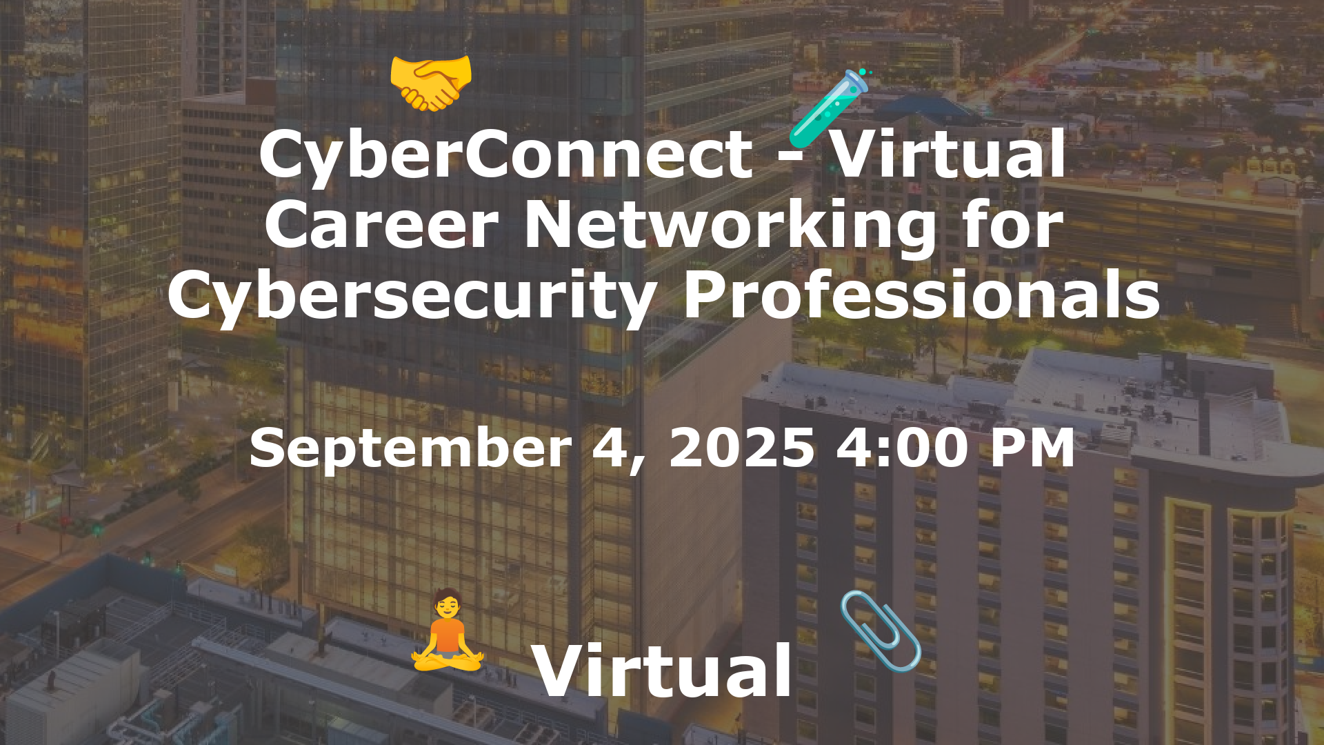 CyberConnect - Virtual Career Networking for Cybersecurity Professionals event image